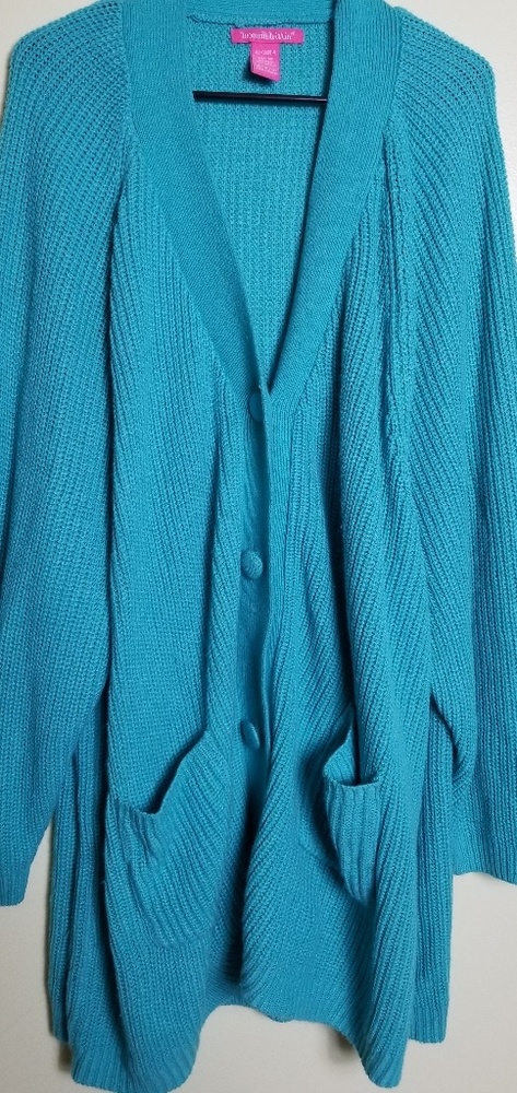 Plus Comfy button down sweater